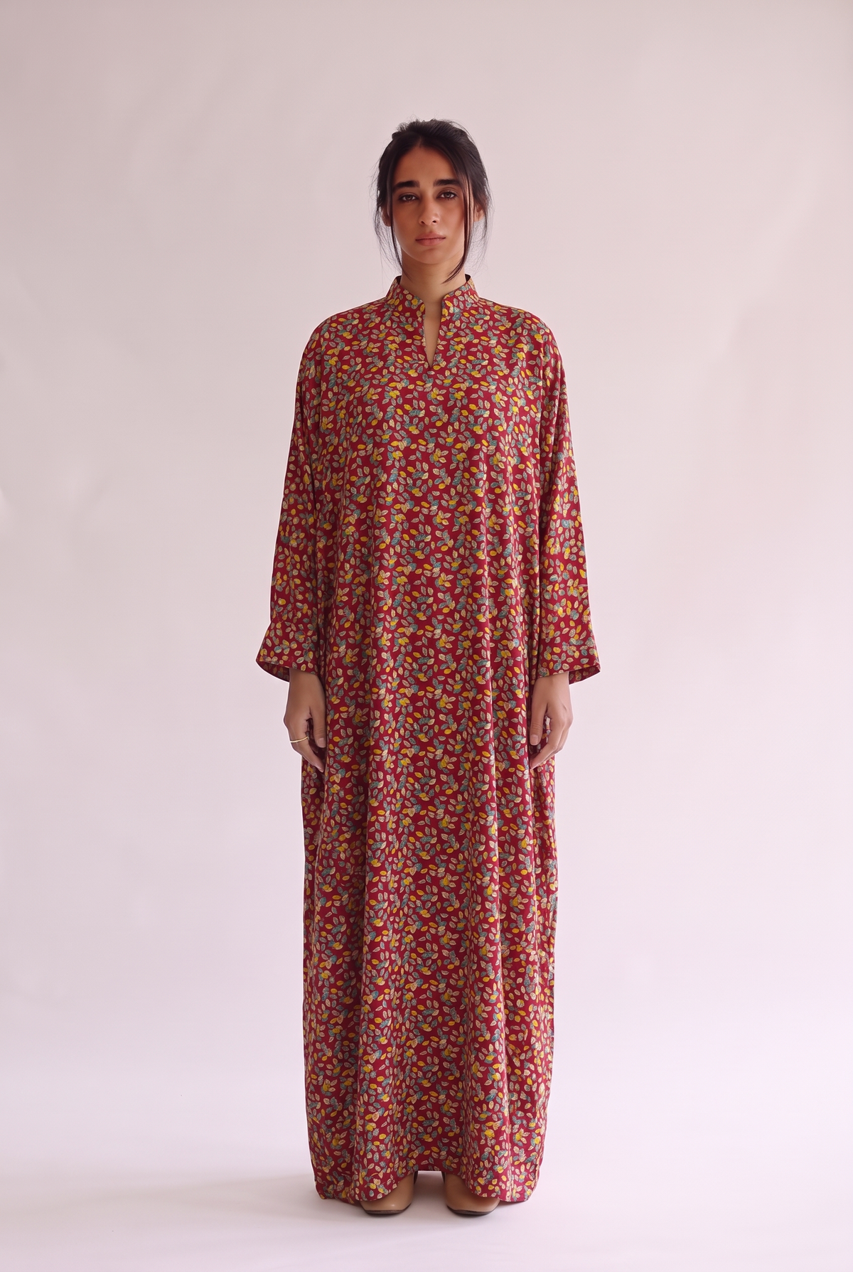 Chinese Shirt Collar Beautiful & Tall Kaftan 309