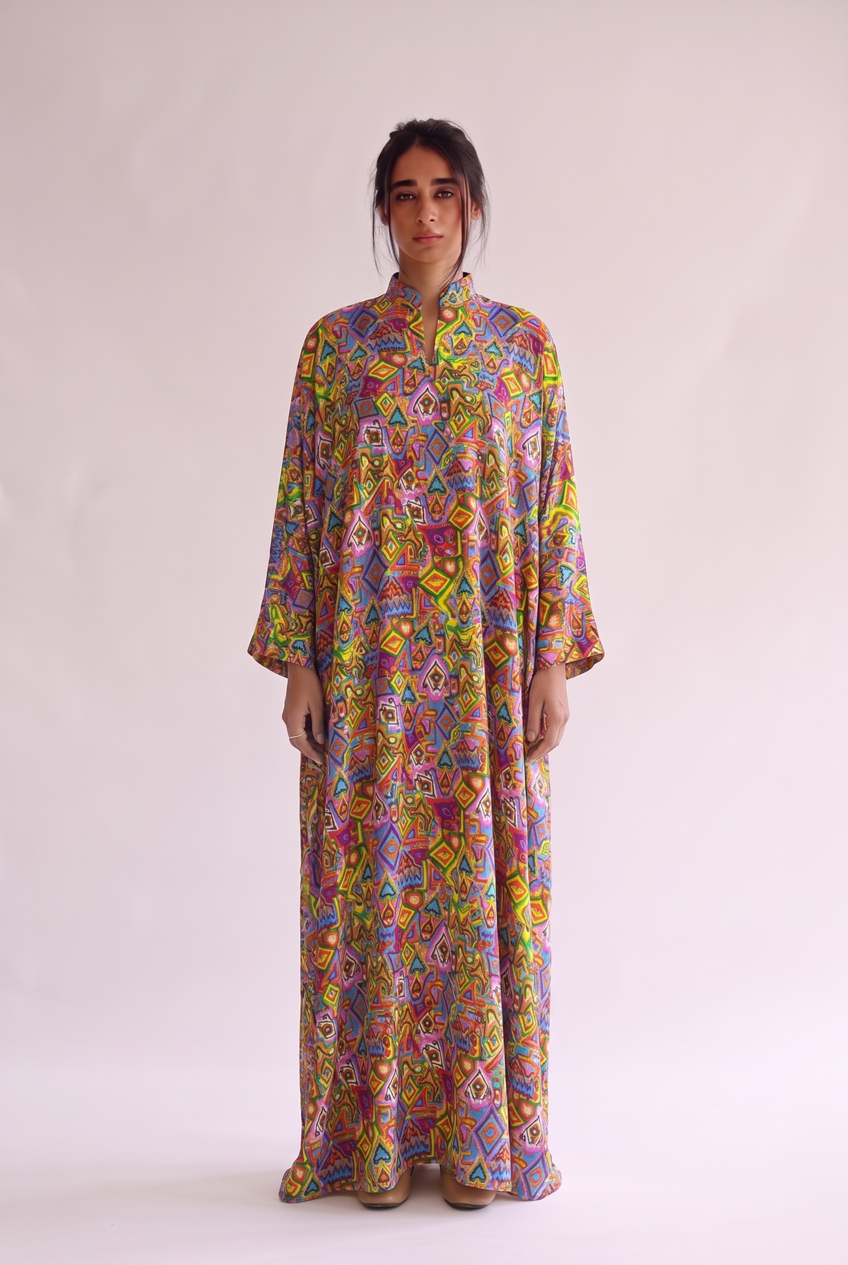 Chinese Shirt Collar Beautiful & Tall Kaftan 304