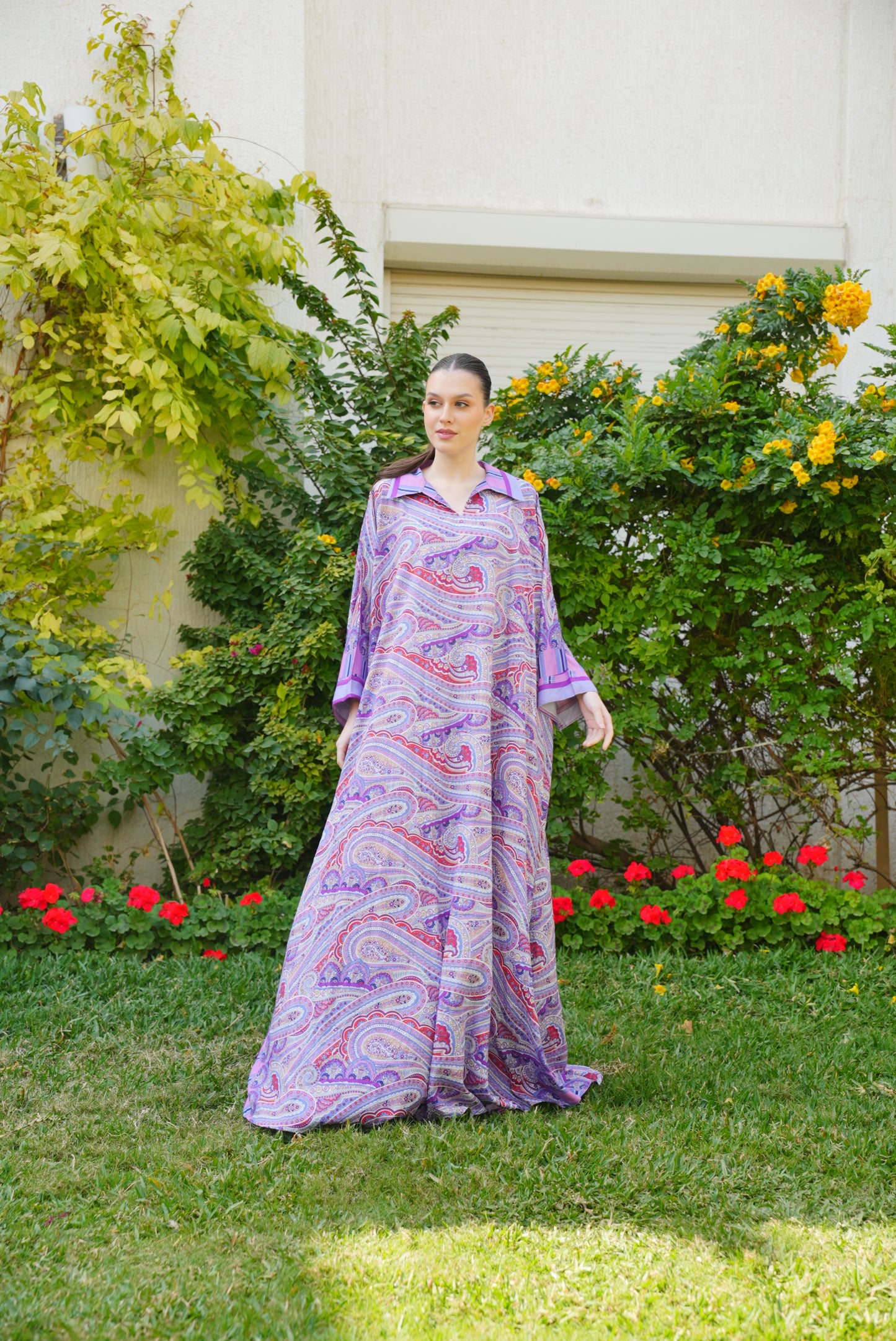 Shirt Collar Bandana Beautiful & Tall Kaftan 30