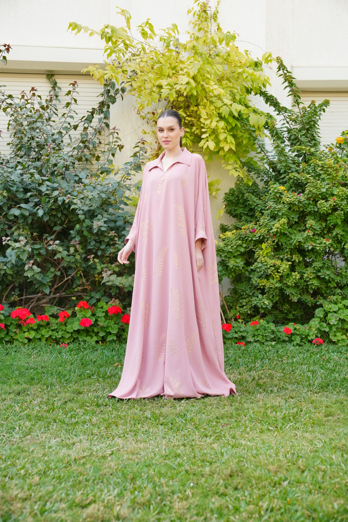 Shirt Collar Beautiful & Tall Kaftan 60