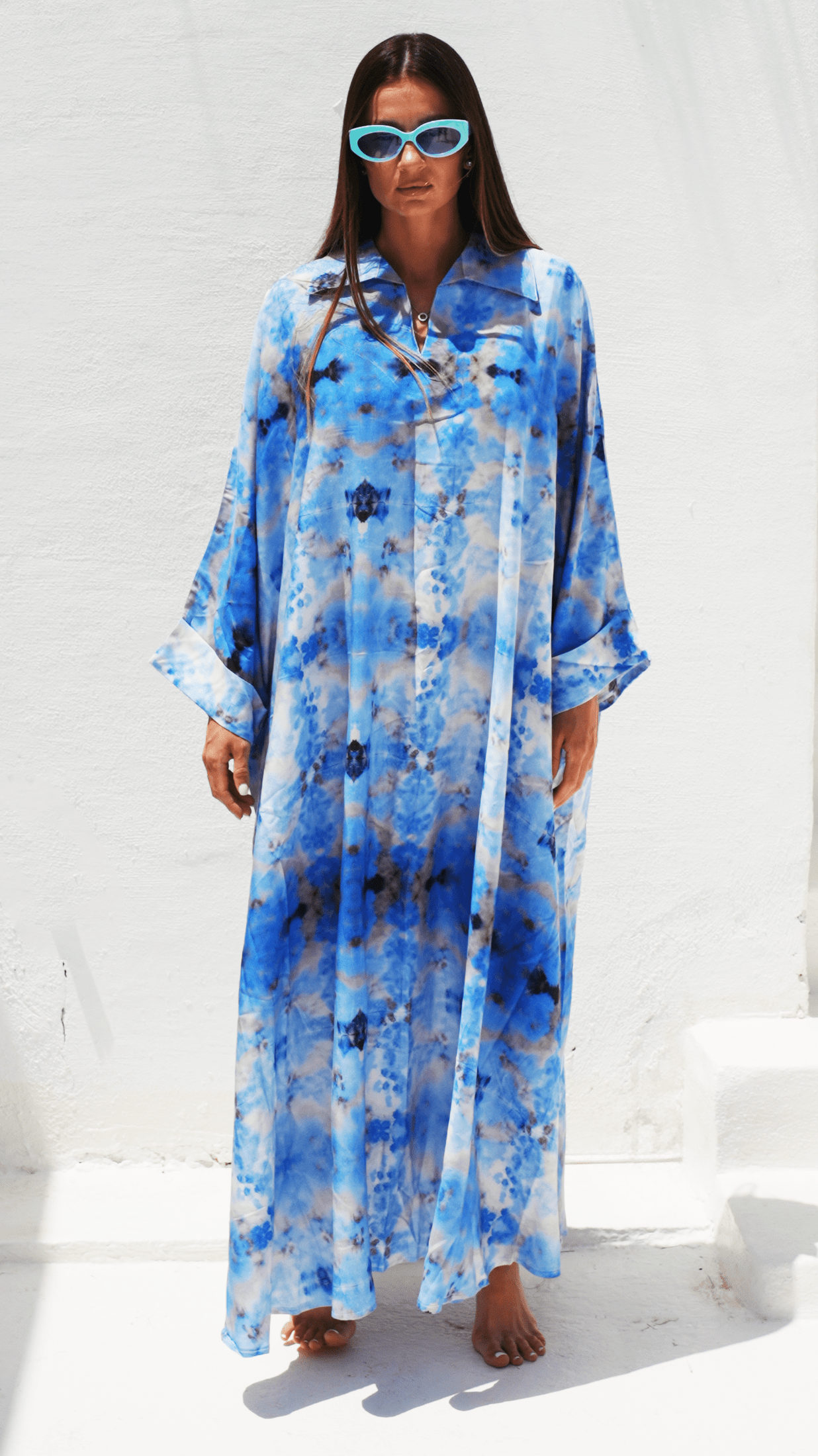 Shirt Collar Elegant Kaftan 117