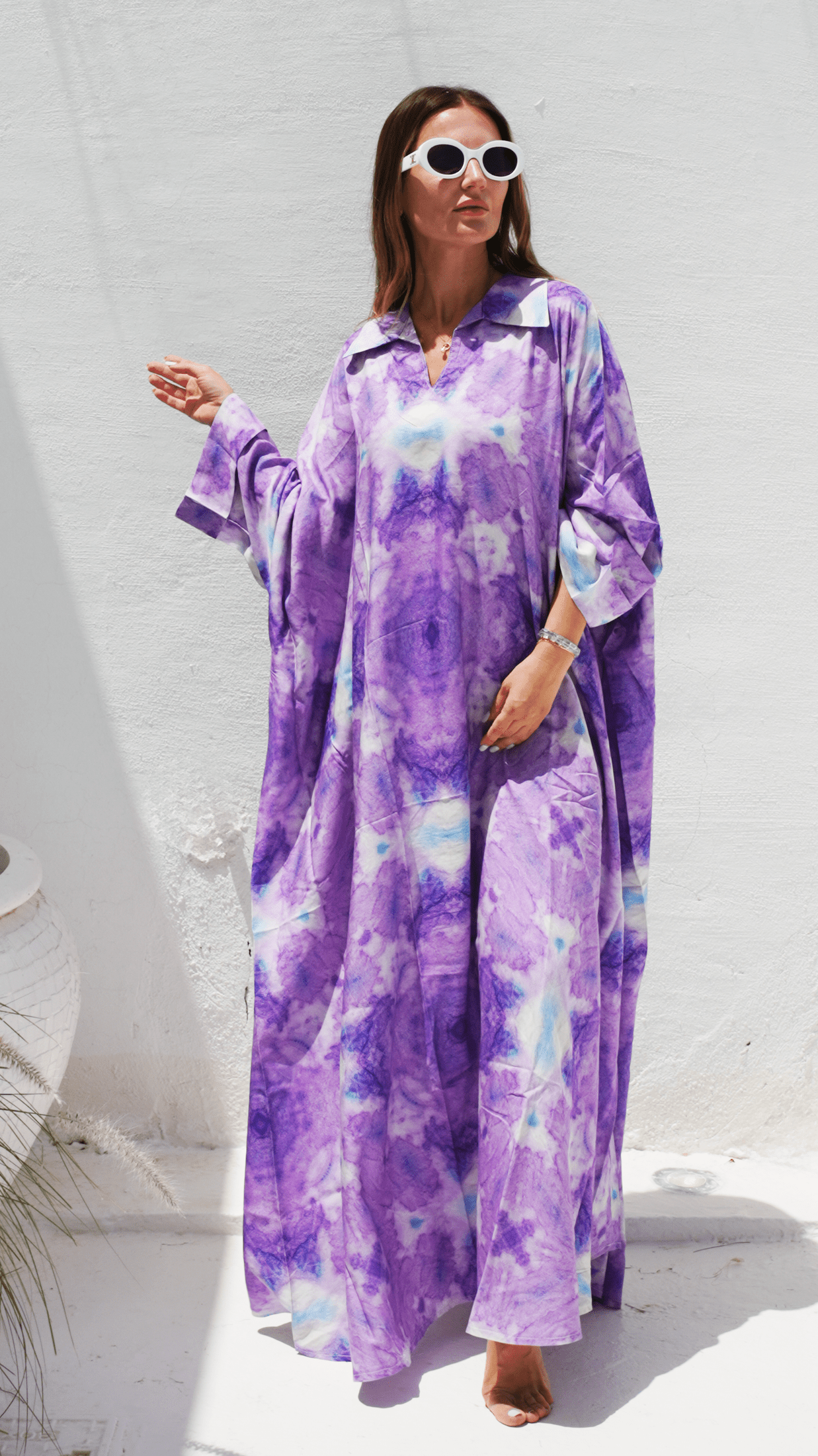 Shirt Collar Elegant Kaftan 116