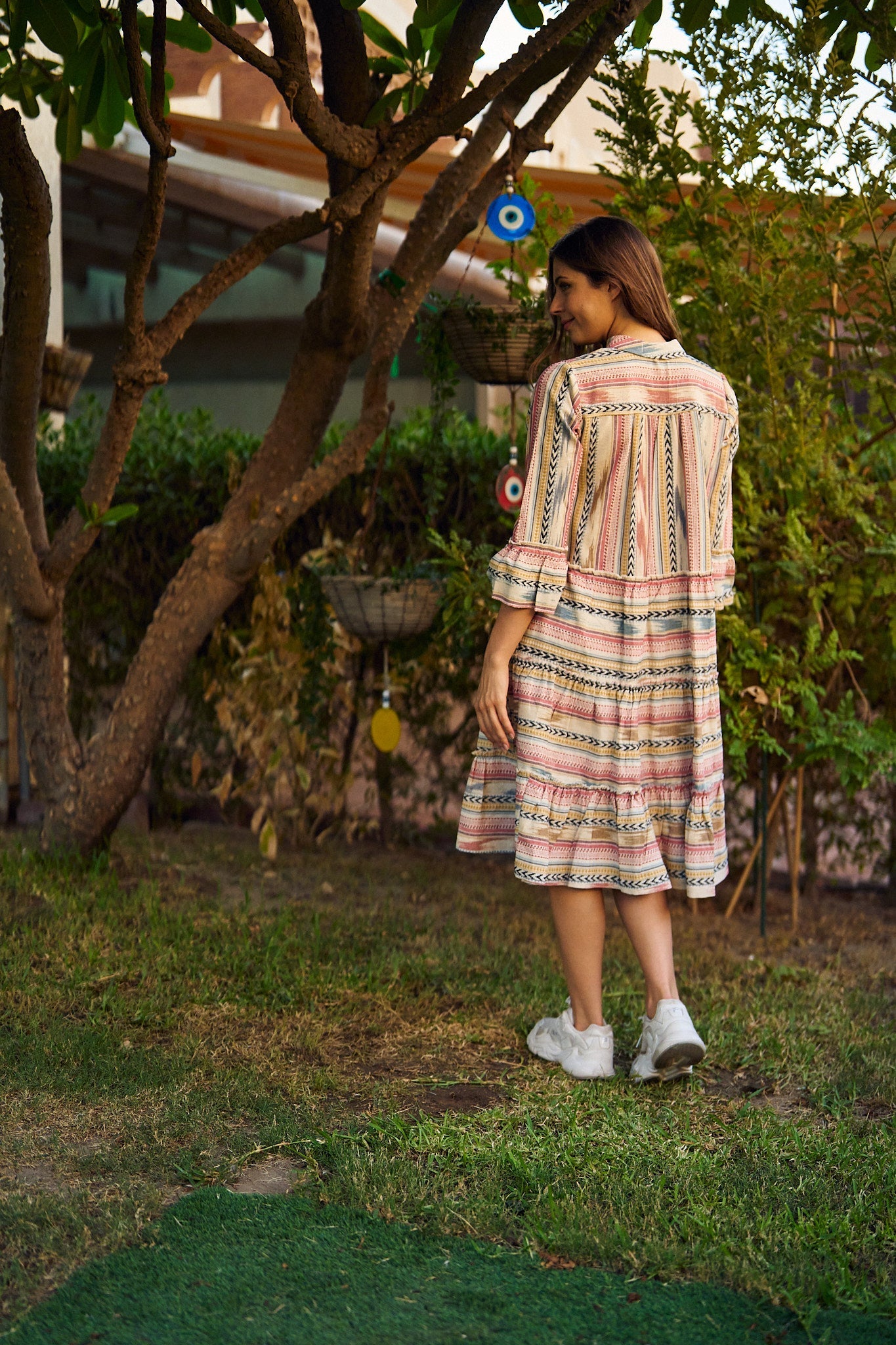 Midi Multi-Color Summer Dress