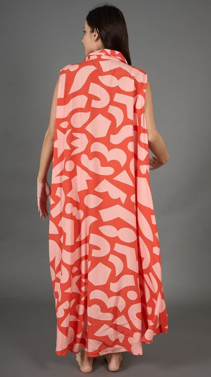 أسلوب سهل، طوال اليوم: قفطان بدون أكمام