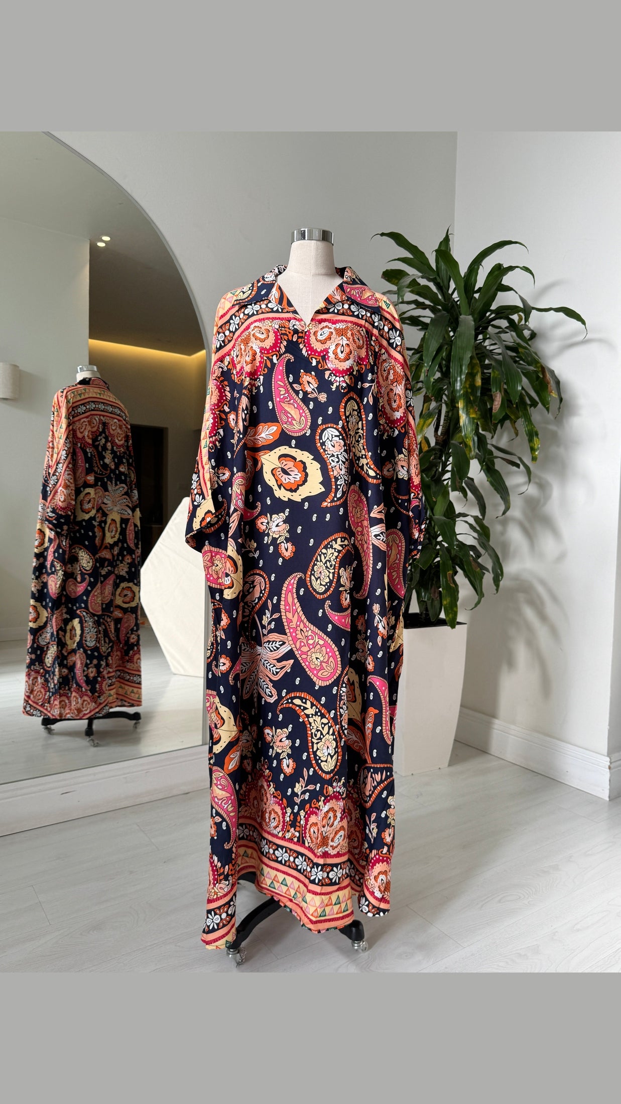 Shirt Collar Elegant Kaftan 200