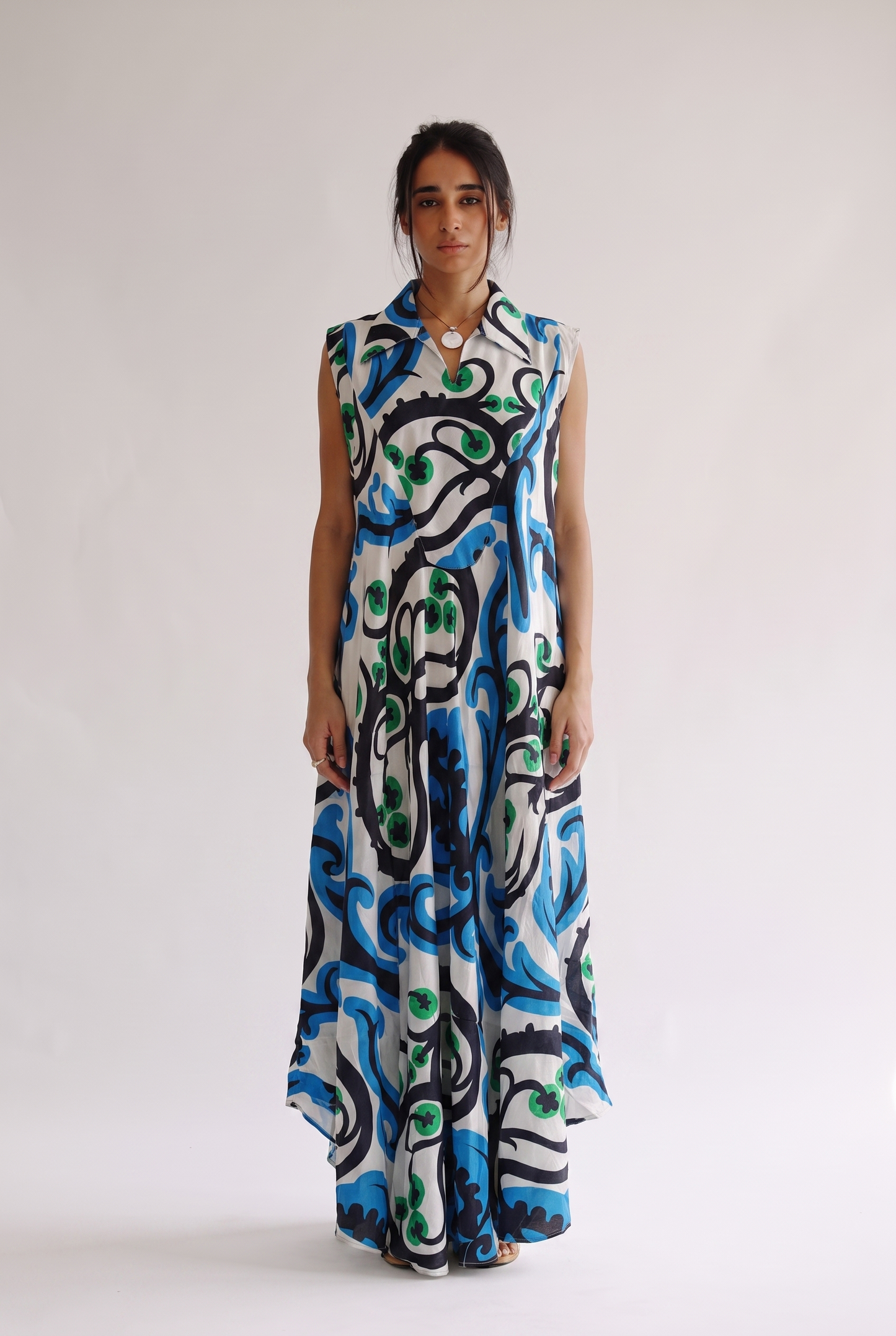 Cotton Sleeveless Kaftan 305