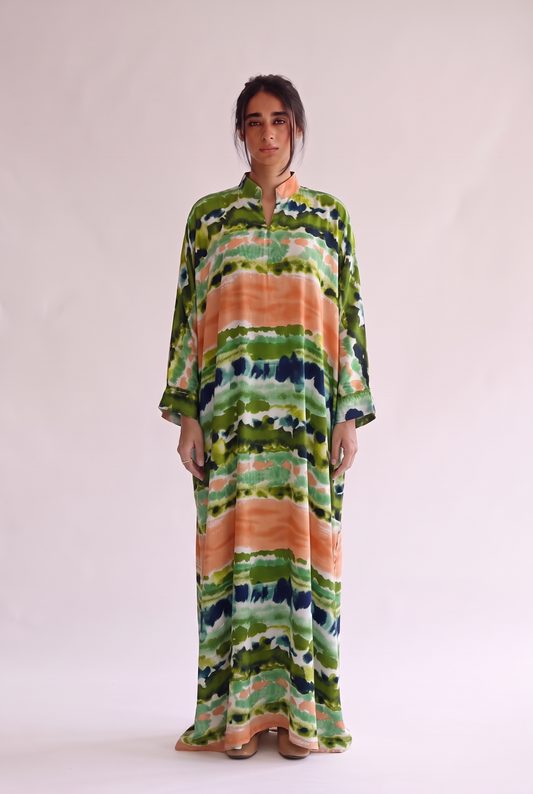 Chinese Shirt Collar Beautiful & Tall Kaftan 303