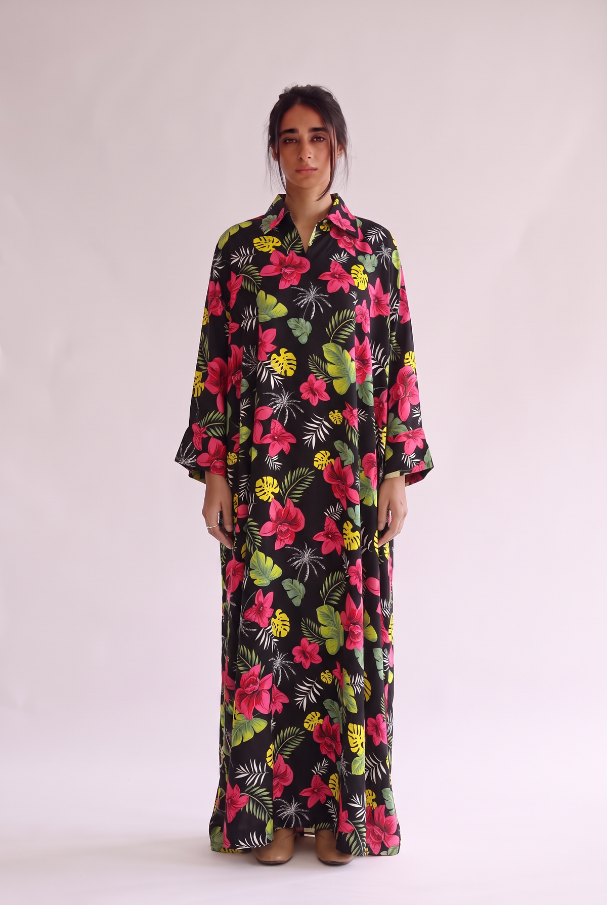 Shirt Collar Beautiful & Tall Kaftan 323