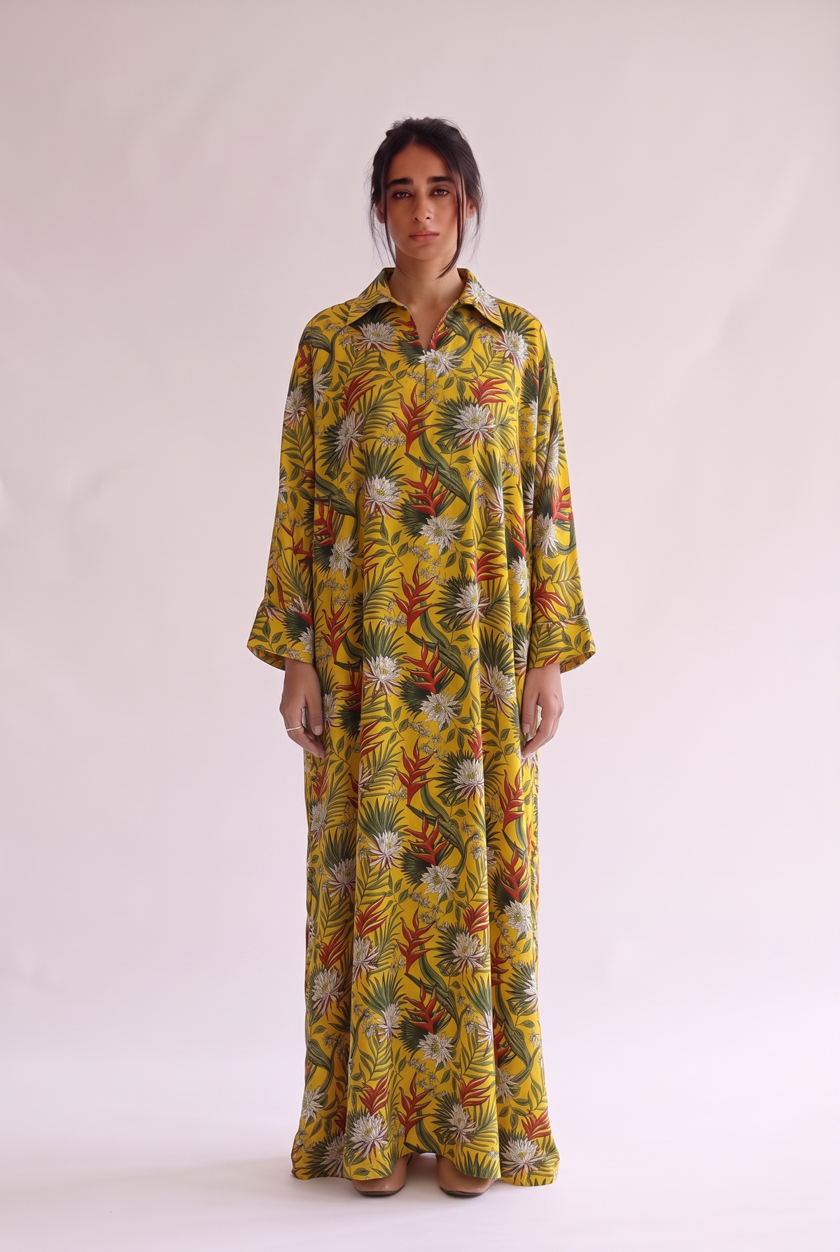 Shirt Collar Beautiful & Tall Kaftan 322