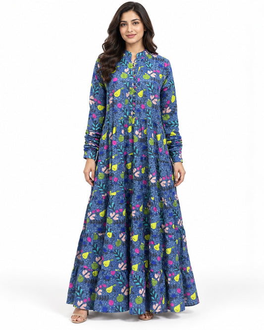 A-Line Flow Layer cotton kaftan  13