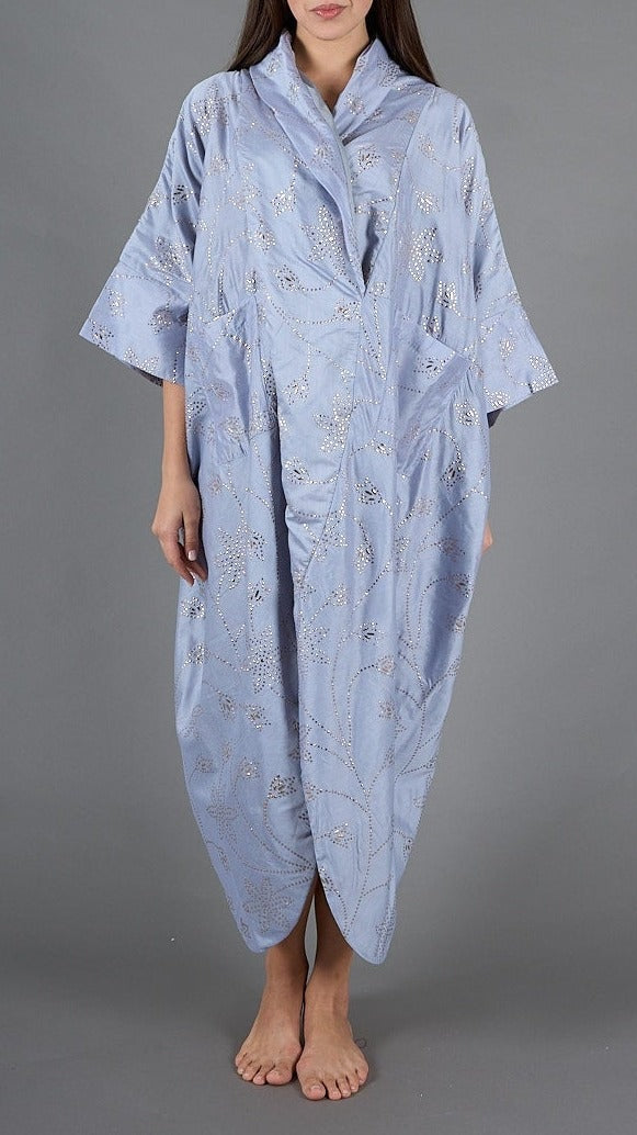 Light Blue Jumpsuit Kaftan, lined