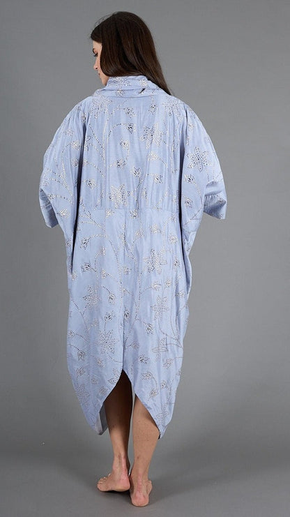 Light Blue Jumpsuit Kaftan, lined