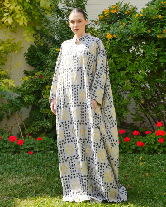 Grey Beautiful & Tall Kaftan 10