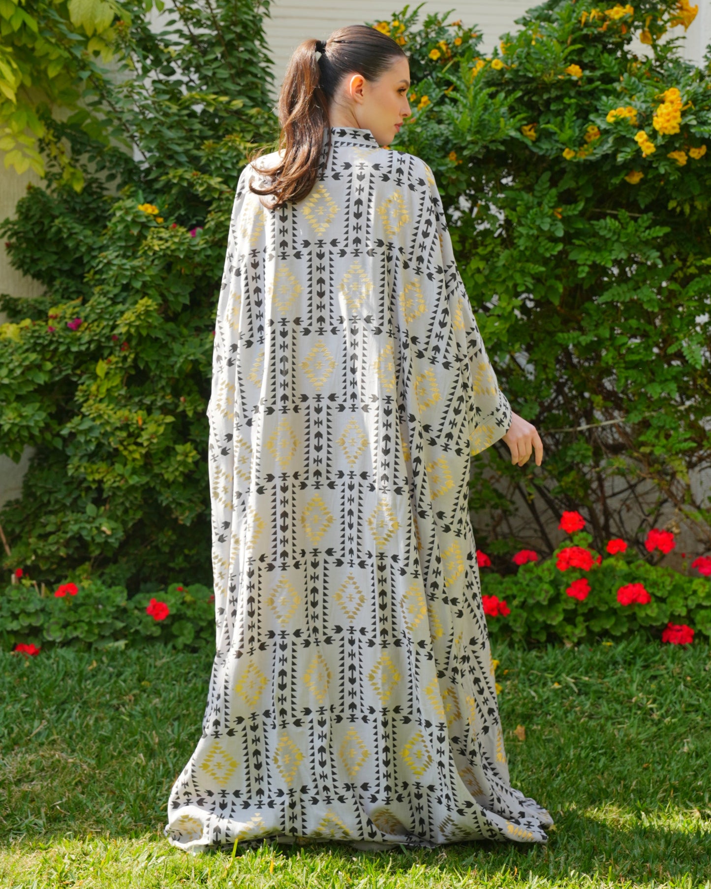 Grey Beautiful & Tall Kaftan 10