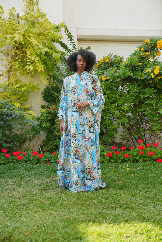 Beautiful & Tall Chinese Collar Kaftan 41