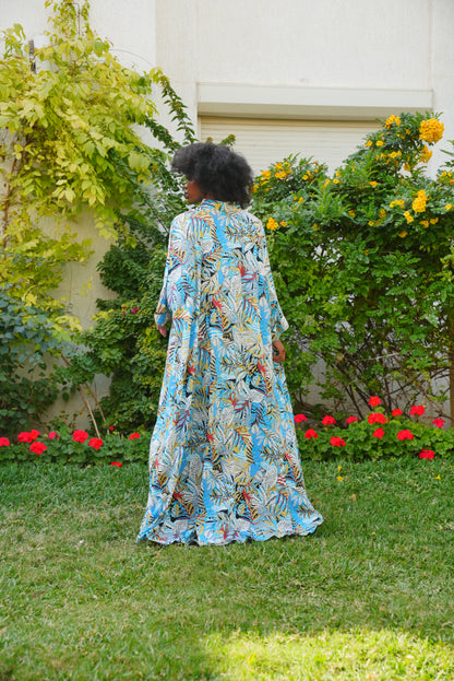 Beautiful & Tall Chinese Collar Kaftan 41