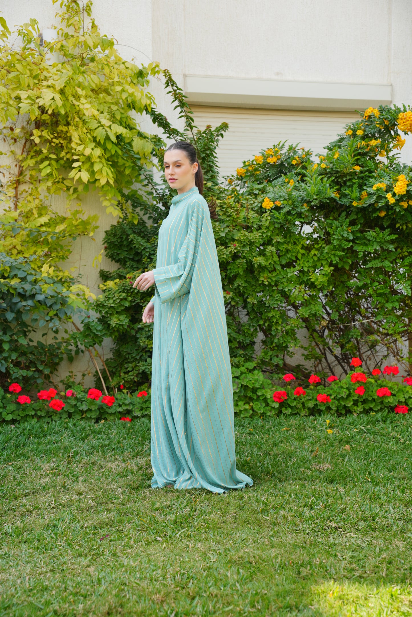 Beautiful & Tall Chinese Collar Kaftan 45