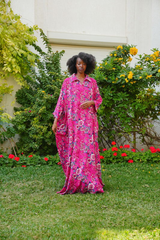 Shirt Collar Beautiful & Tall Kaftan 46