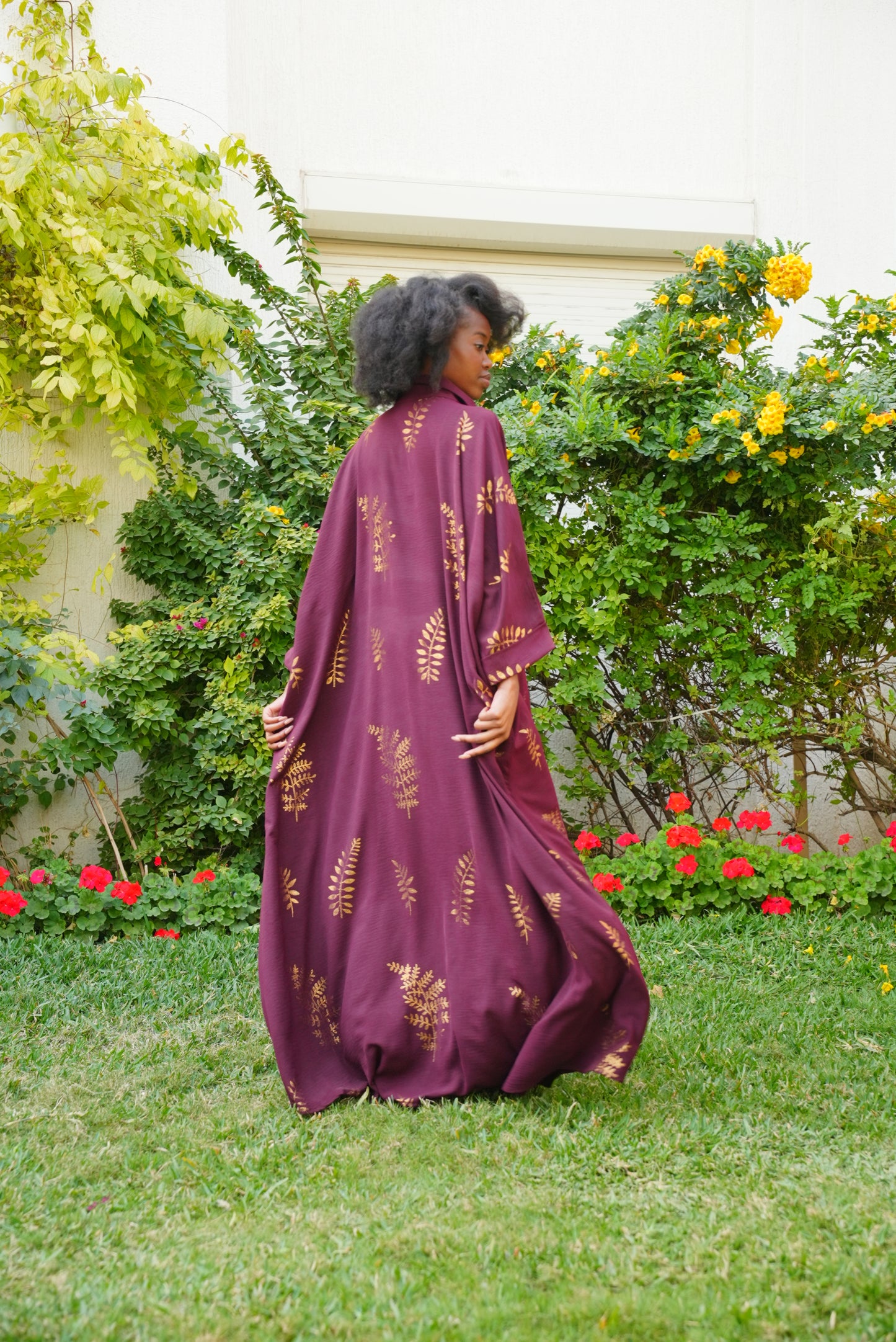 Maroon Beautiful & Tall Kaftan 51