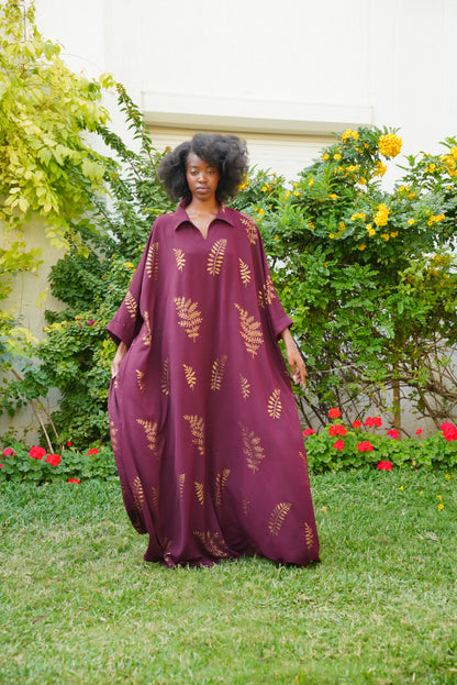 Maroon Beautiful & Tall Kaftan 51