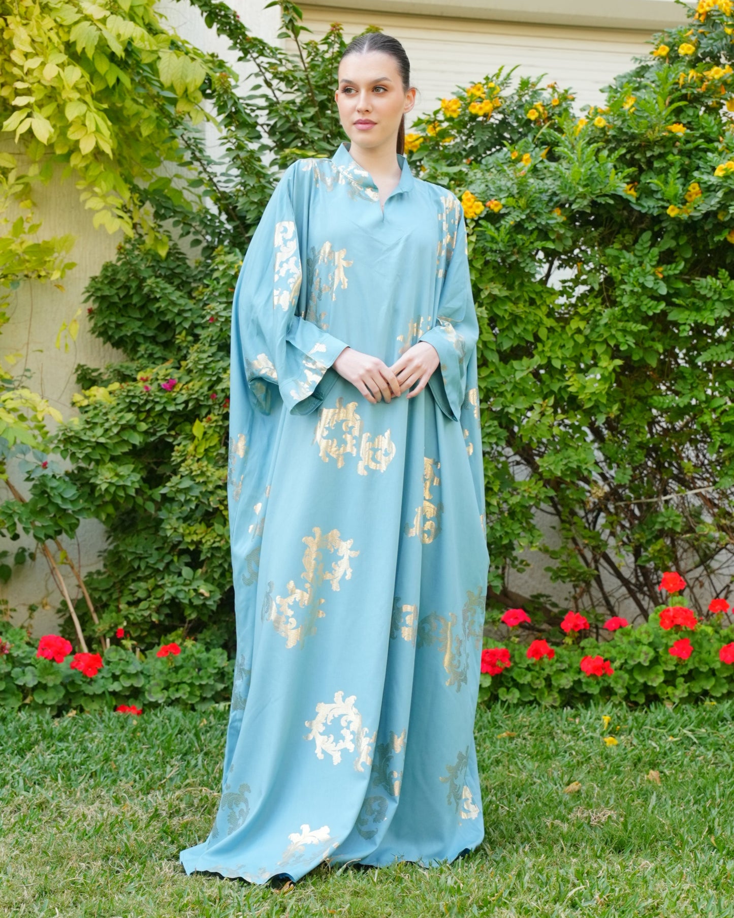 Chinese Collar Beautiful & Tall Kaftan 62