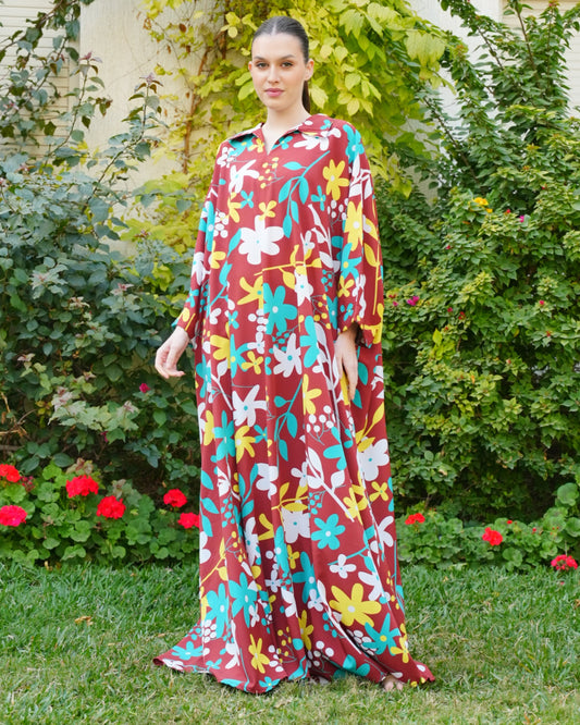 Shirt Collar Beautiful & Tall Kaftan 64