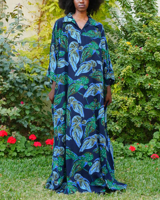 Shirt Collar Beautiful & Tall Kaftan 73
