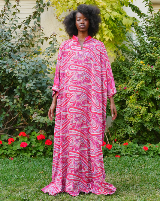 Mandarin Collar Beautiful & Tall Kaftan 79