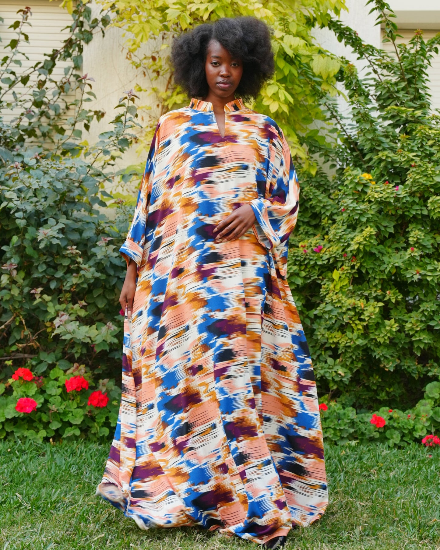 Mandarin Collar Beautiful & Tall Kaftan 85