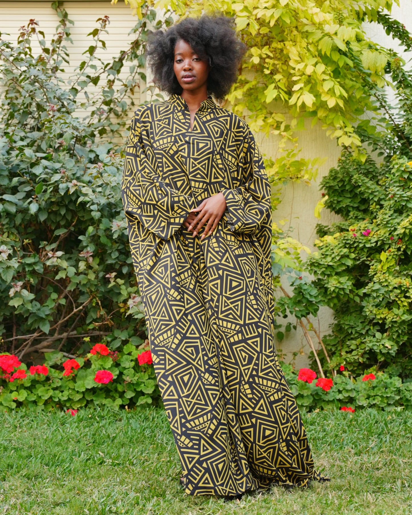 Mandarin Collar Beautiful & Tall Kaftan 93