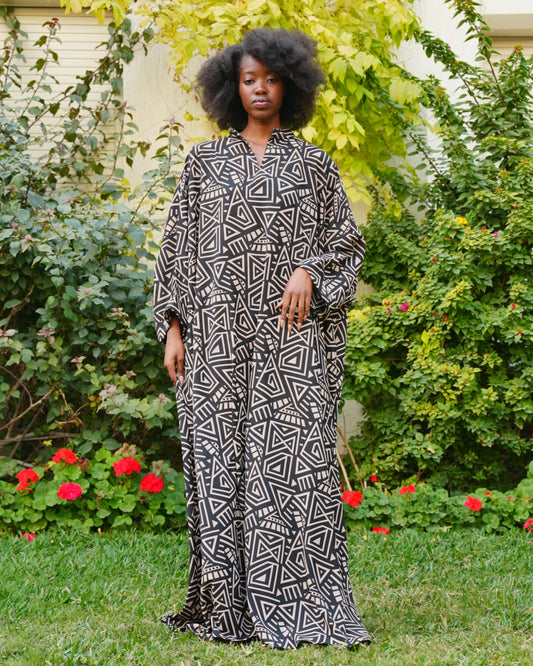 Mandarin Collar Beautiful & Tall Kaftan 100