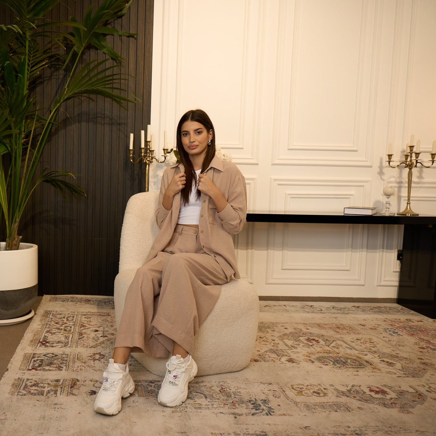 Beige Women's Set