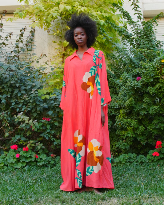 The Coral Kaftan