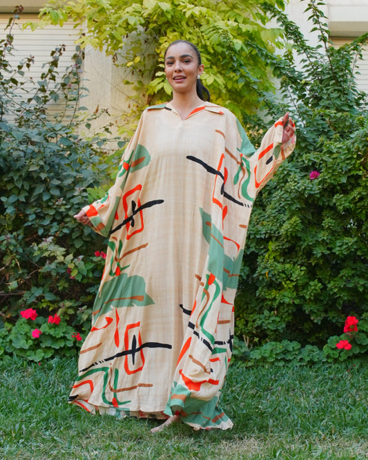 Beige & Colors Kaftan