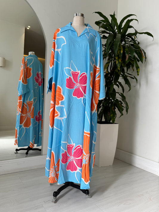 Shirt Collar Elegant Kaftan 218