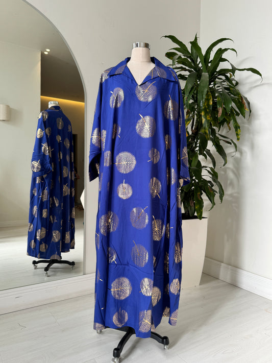 Shirt Collar Elegant Kaftan 209