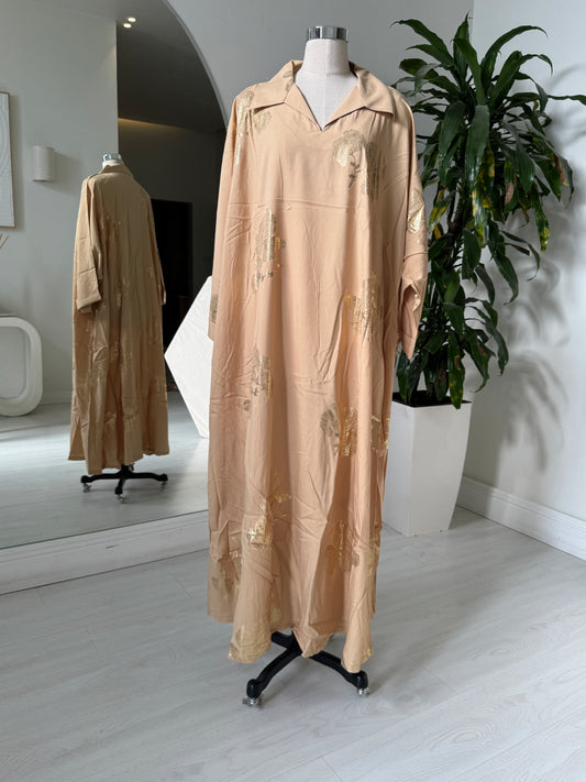 Shirt Collar Elegant Kaftan 240