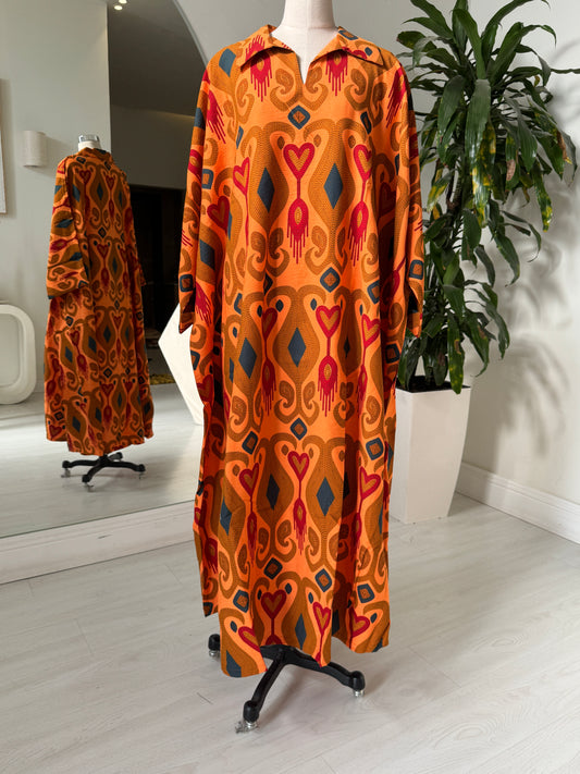 Shirt Collar Elegant Kaftan 237