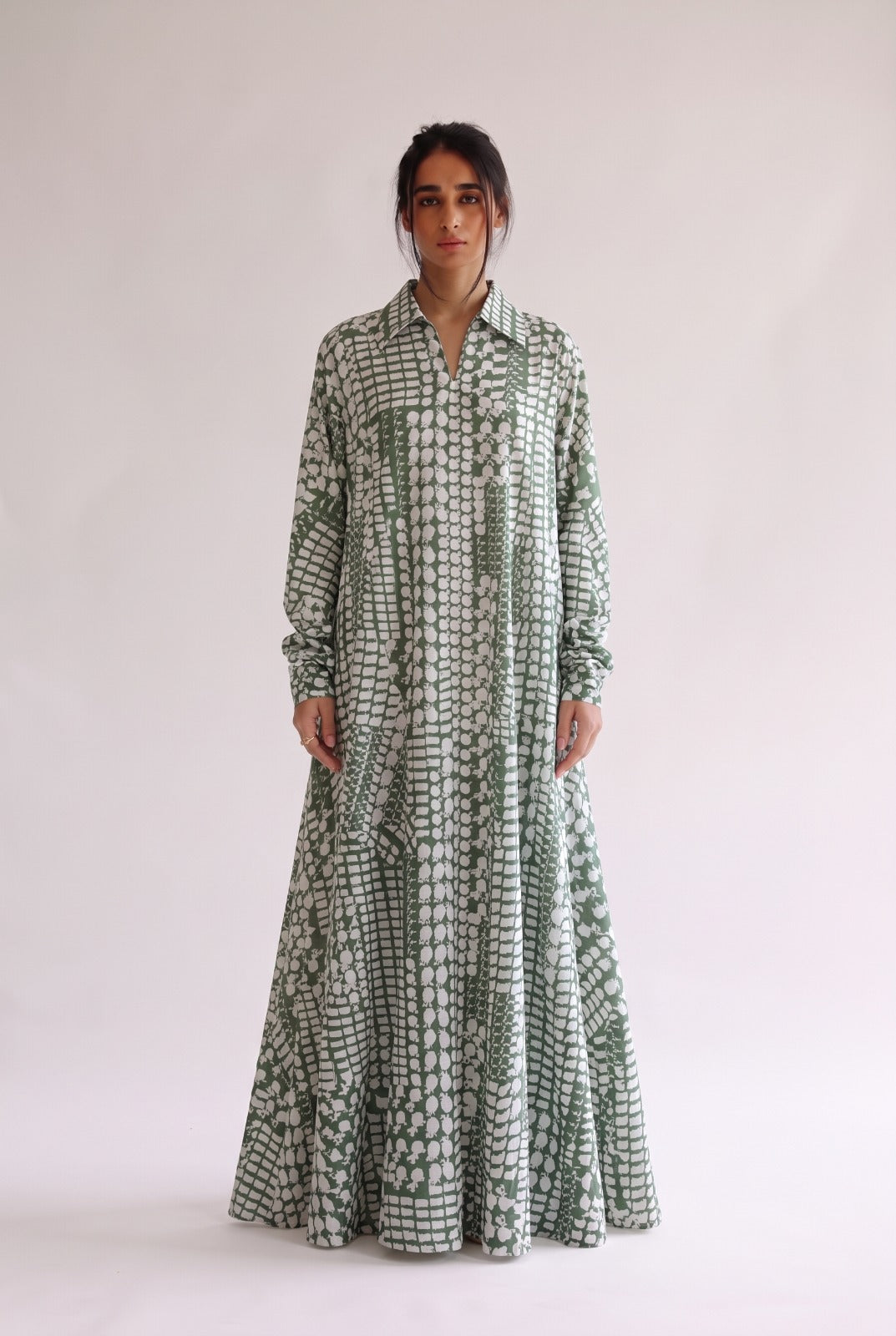 Flow A-Line cotton kaftan 10
