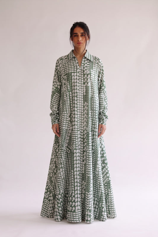 Flow A-Line cotton kaftan 10