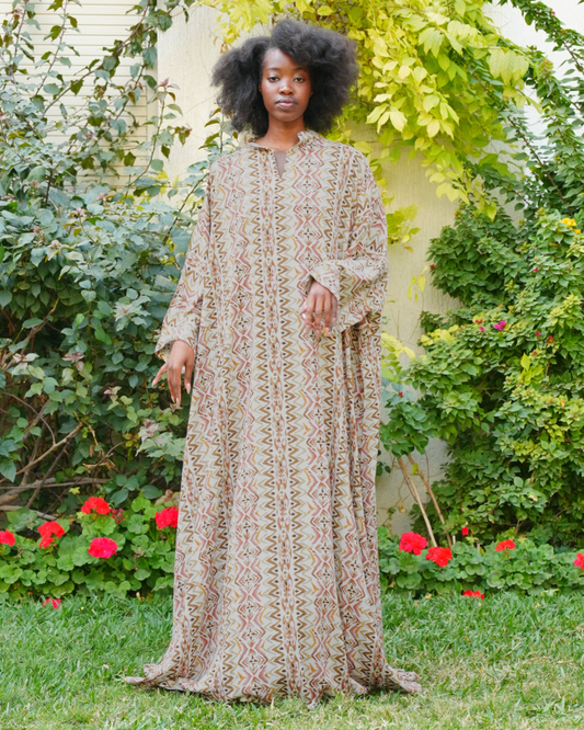 Chinese Collar Beautiful & Tall Kaftan 69 Dark