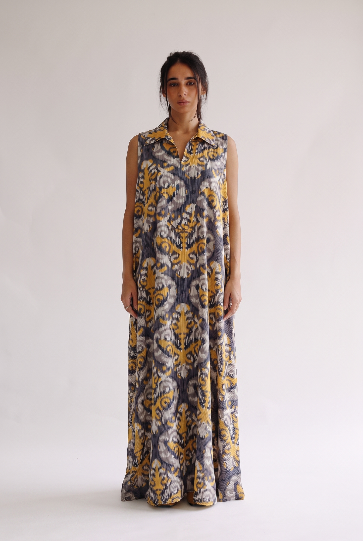 Cotton Sleeveless Kaftan 306
