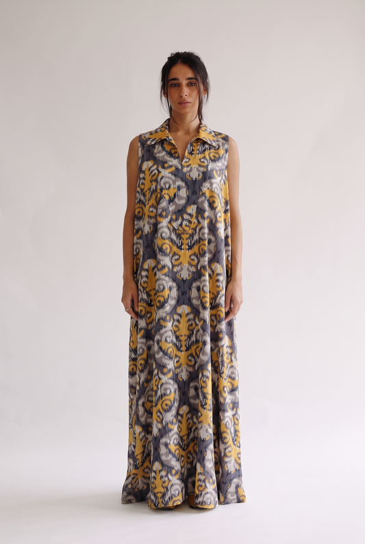 Cotton Sleeveless Kaftan 306