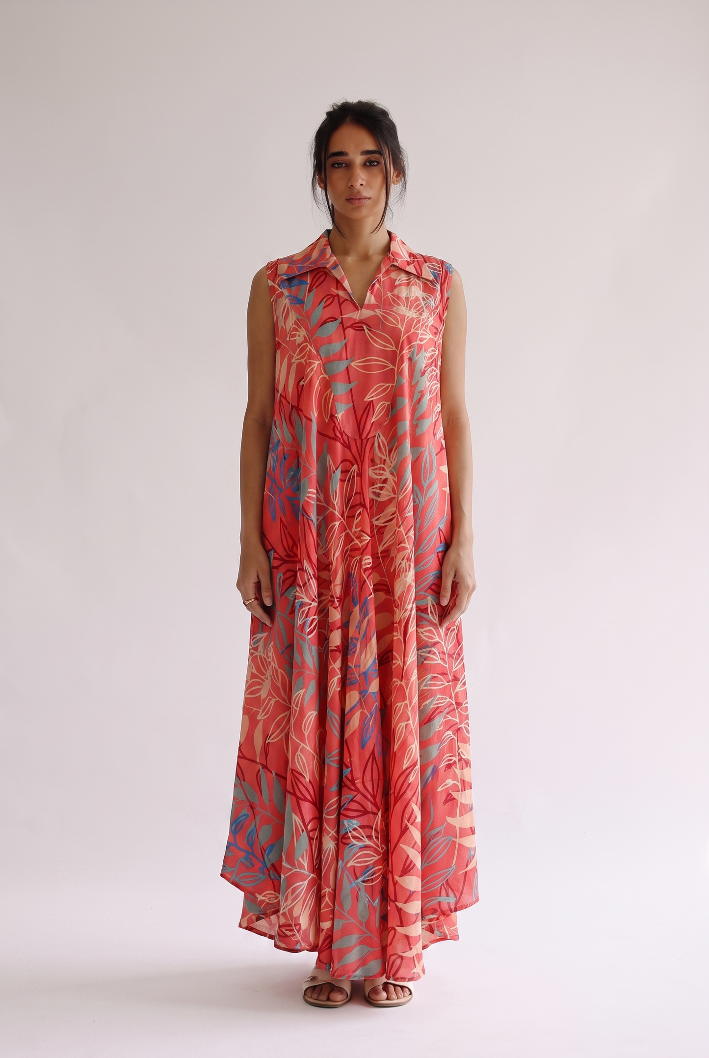Cotton Sleeveless Kaftan 307