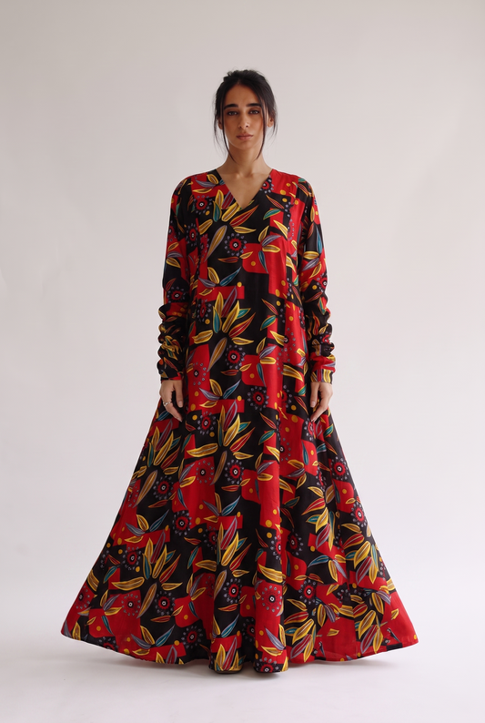 Flow A-Line cotton kaftan 7