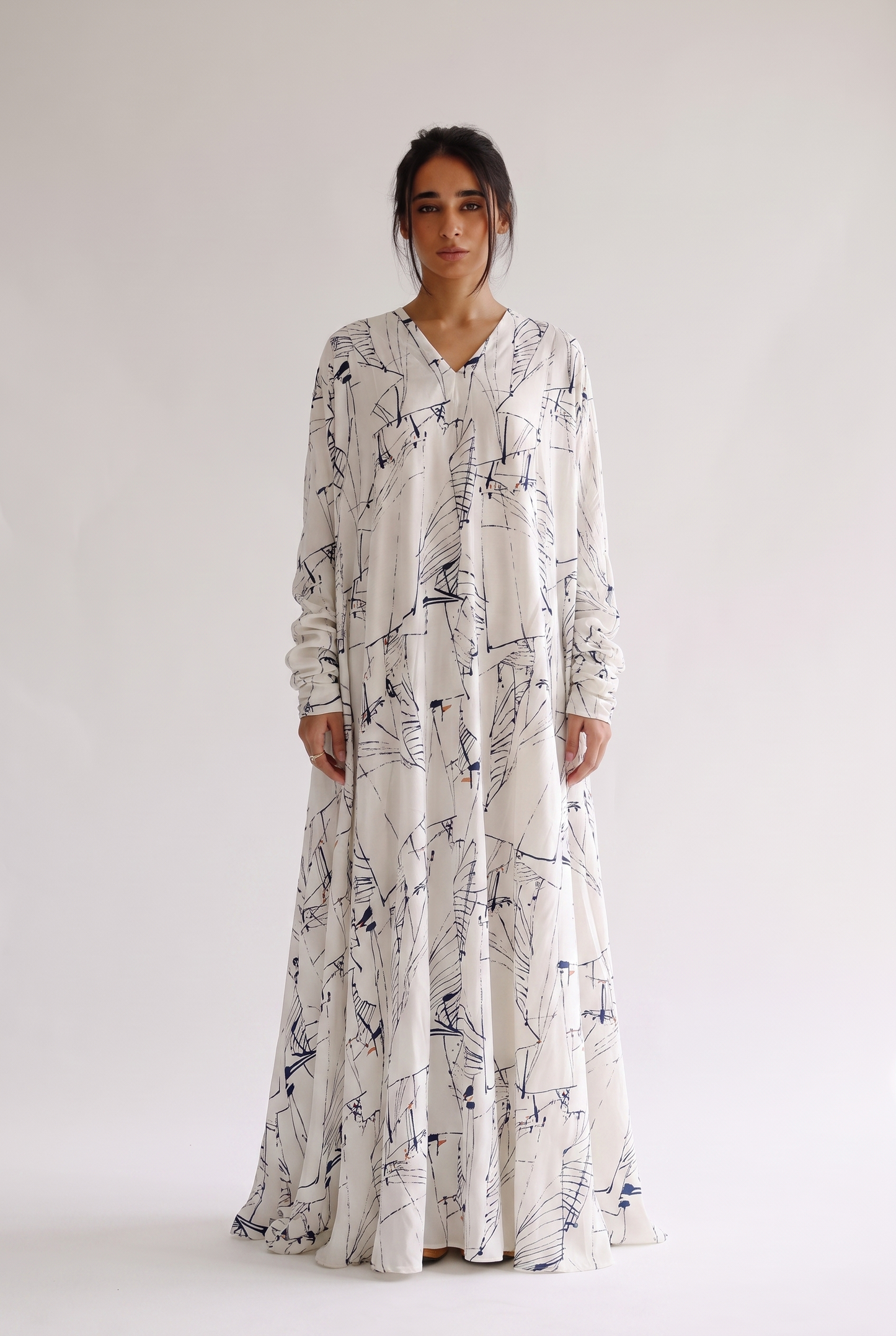 Flow A-Line cotton kaftan 8